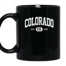 Colorado retro vintage colorado gifts Mug Black