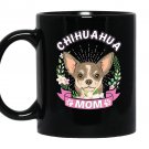Dog breed chihuahua mom Mug Black