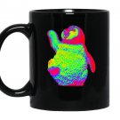 Edm electronic techno penguin Mug Black