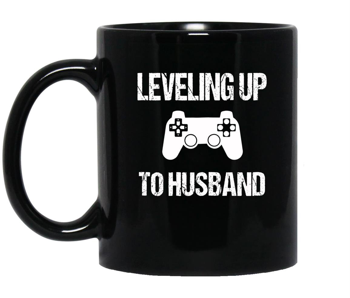 Engagement for groom video game lovers Mug Black