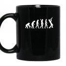 Evolution trumpet player Mug Black
