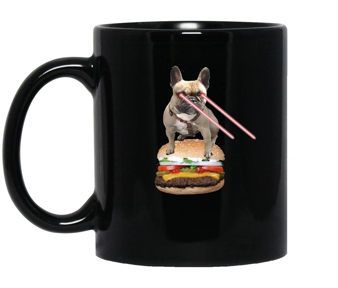 French bulldog casual graphic print Mug Black
