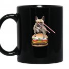 French bulldog casual graphic print Mug Black