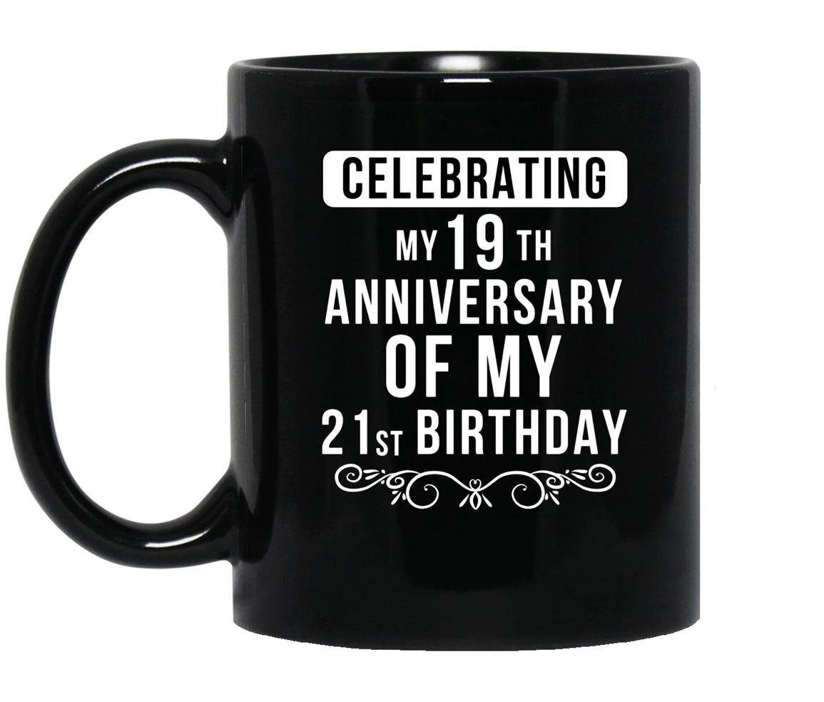 Funny 40th birthday for 40 year old Mug Black
