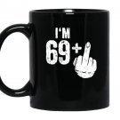 Funny 70th birthday gift idea Mug Black
