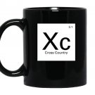 Funny cross country running Mug Black