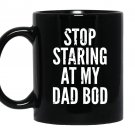 Funny dad staring Mug Black