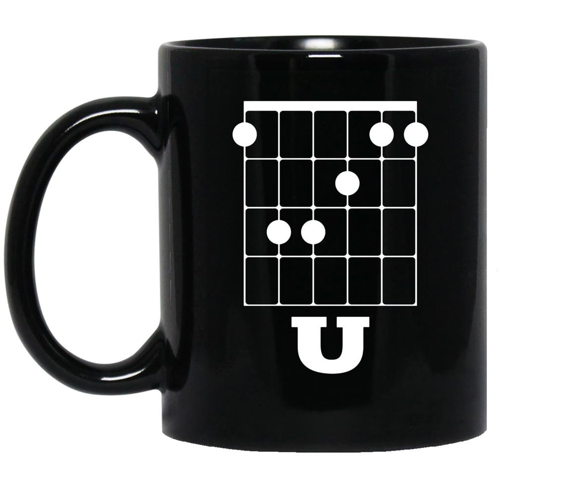 Funny guitar chord u Mug Black