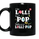 Funny lolli pop lollipop grandmother grandfather gift Mug Black