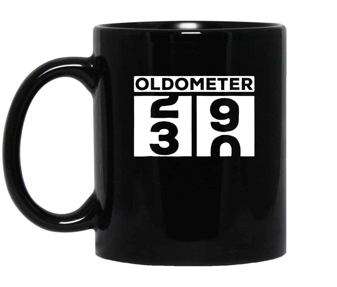 Funny oldometer for 30th birthday counting Mug Black