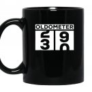 Funny oldometer for 30th birthday counting Mug Black