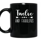 Twelfth birthday 12 year old birthday Mug Black