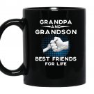 Grandpa and grandson best friend for life Mug Black