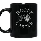 Hoppy easter funny alcohol drinking Mug Black