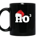Ho to the third power funny christmas ho ho ho Mug Black