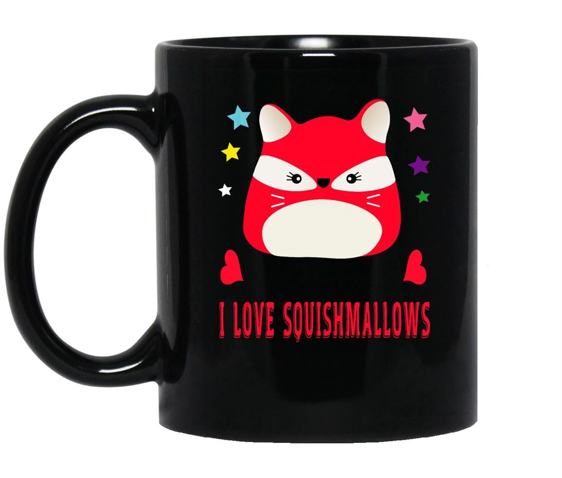 I love squishmallows red fox birthday squishy Mug Black