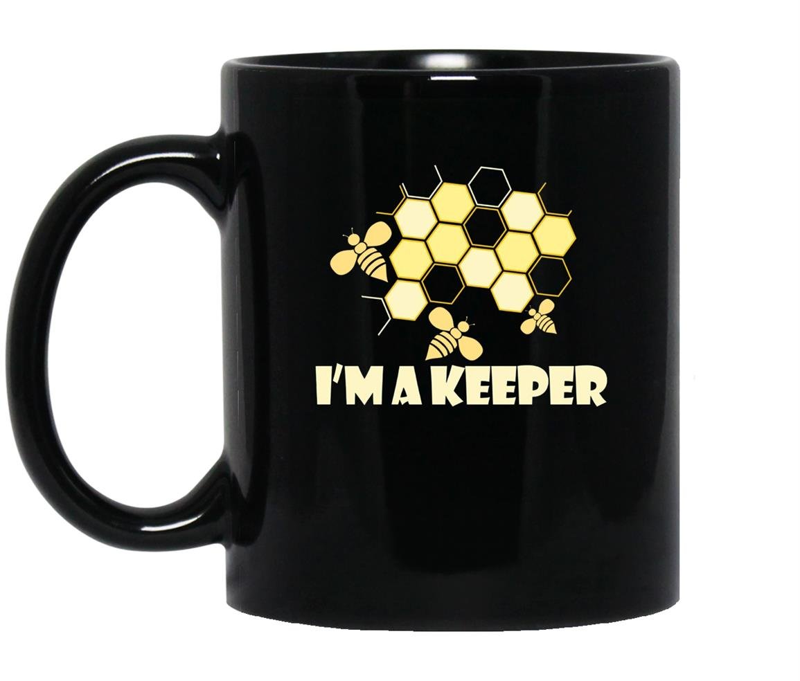 Im a keeper beekeeper honeybee Mug Black