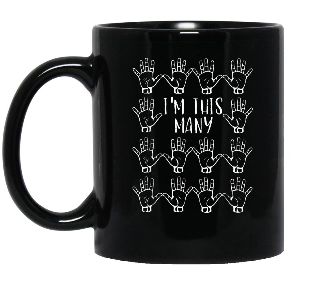 Im this many happy 70th birthday Mug Black