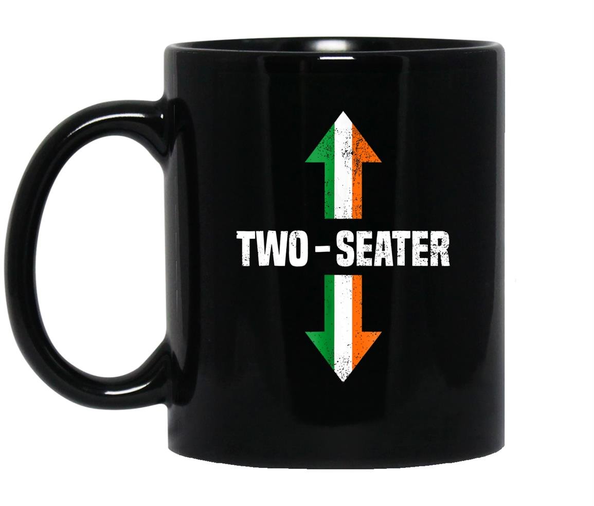 Irish flag two seater party trashy adult humor Mug Black