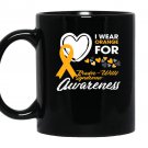 I wear orange prader willi syndrome awareness disease Mug Black