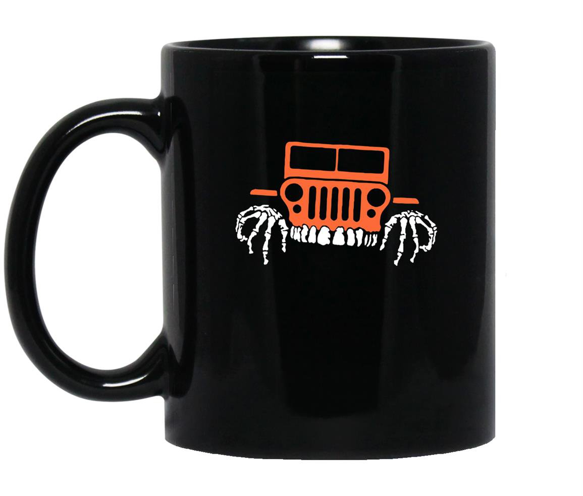 Jeep halloween funny Mug Black