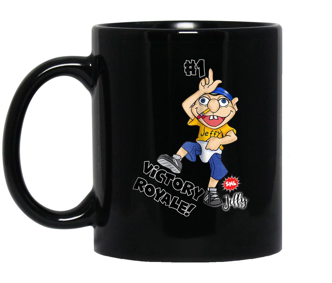 Jeffy sml victory Mug Black