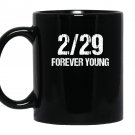 Leap year birthday Mug Black