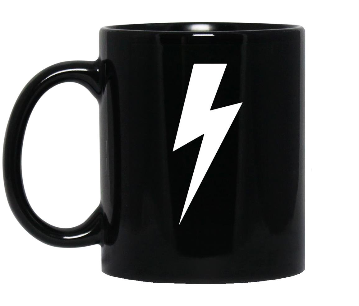 Lightning bolt Mug Black