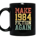 Make 1984 fiction again patriotic trump hate retro Mug Black