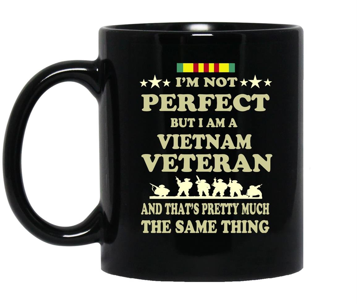 Memorial day gift veterans day vietnam veteran Mug Black
