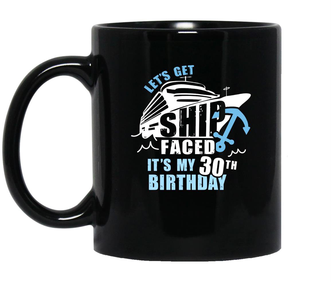 Birthday faced cruise Mug Black