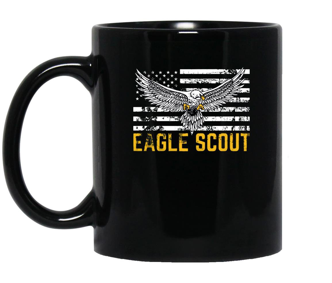 Eagle soaring scout Mug Black