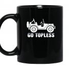 Jeep go topless jeep Mug Black