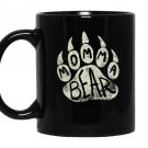Momma bear mama bear paw print mothers day mom Mug Black