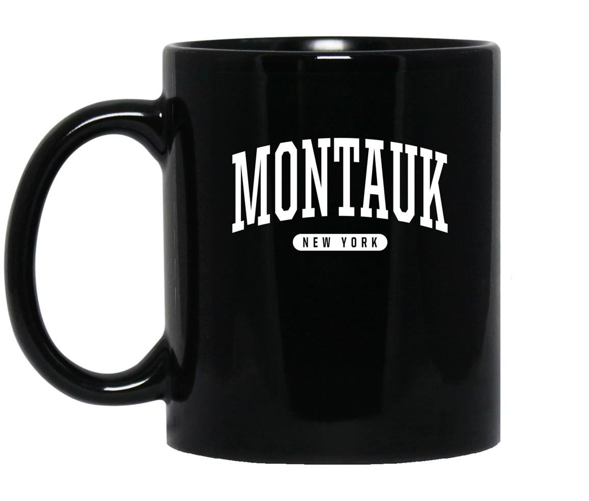 Montauk college university style ny usa Mug Black