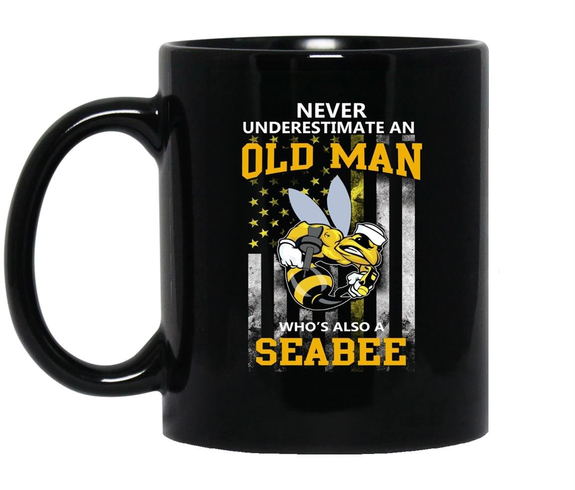 Seabee old Mug Black