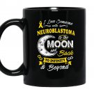 Neuroblastoma awareness moon back love Mug Black