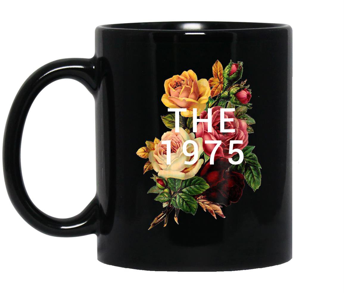 New the 1975 flower rose Mug Black