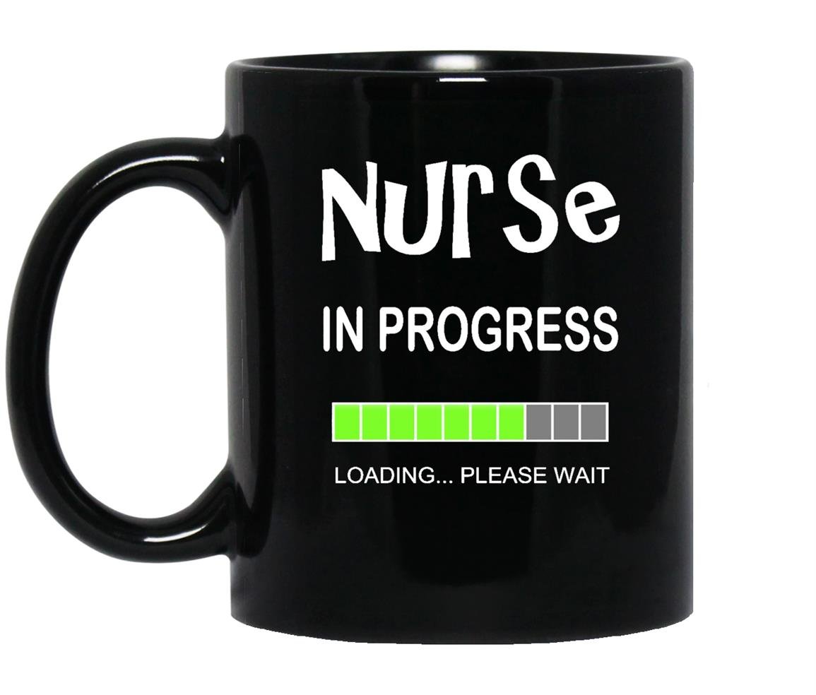 Nurse in progress funny nursing student Mug Black