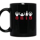 Ohio state cute proud to be ohioan letters root gift Mug Black