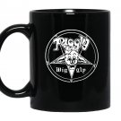 Piggly wiggly metal funny head fan pig lover gift Mug Black