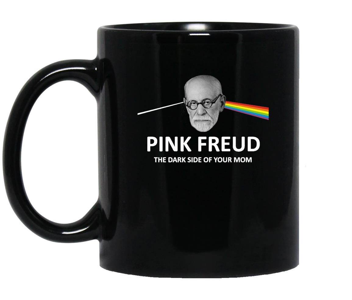 Freud the side of your mom band Mug Black