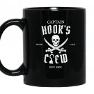 Pirate captain hooks Mug Black