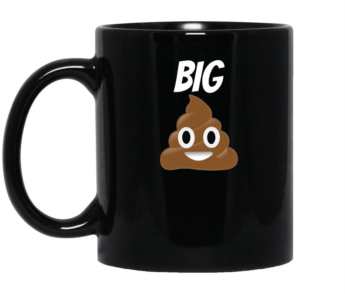 Poop emoji big poop poop emoji Mug Black