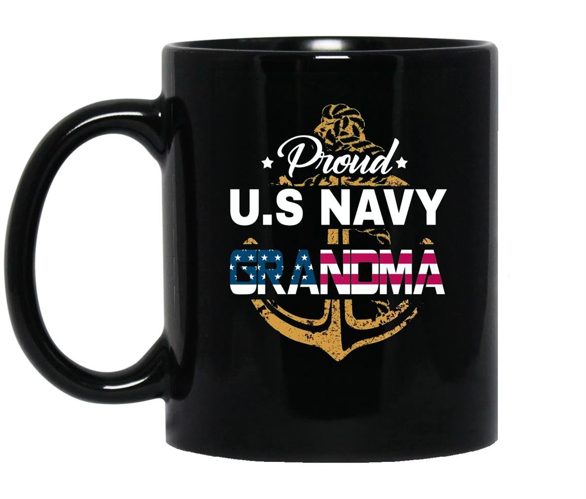 Proud us grandma Mug Black