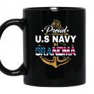 Proud us grandma Mug Black