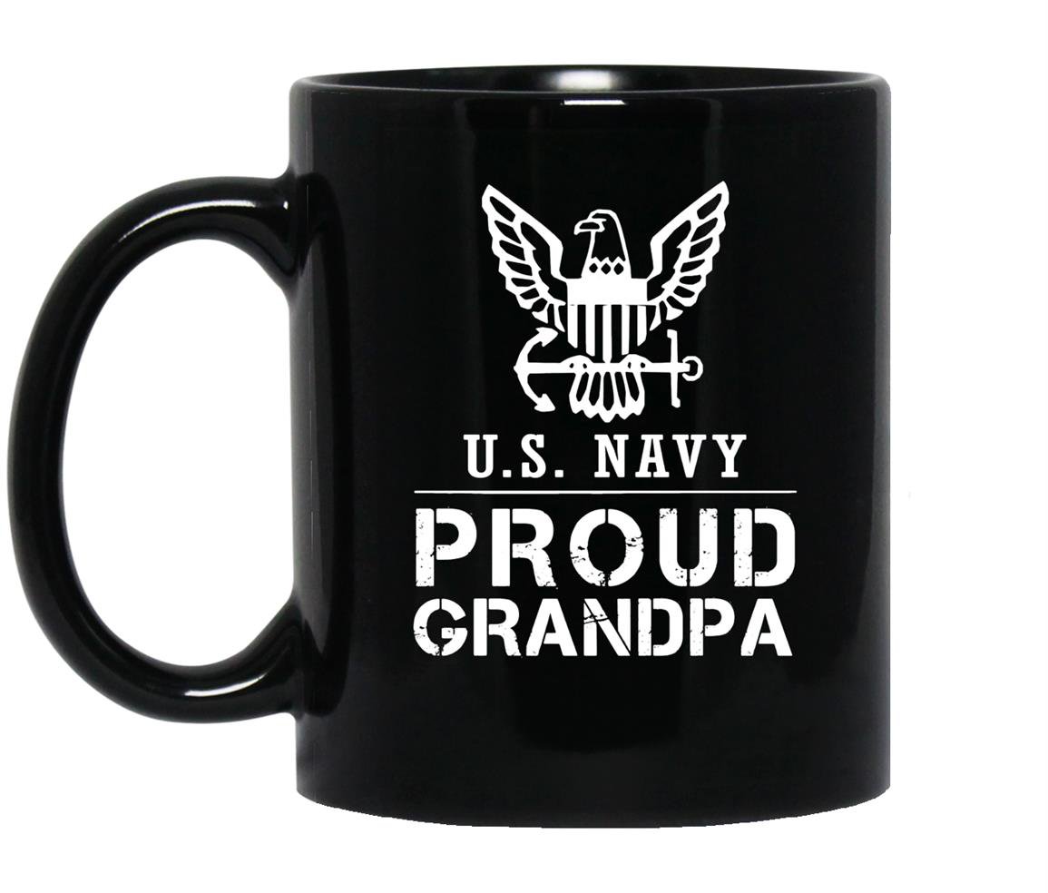 Proud us grandpa us army Mug Black
