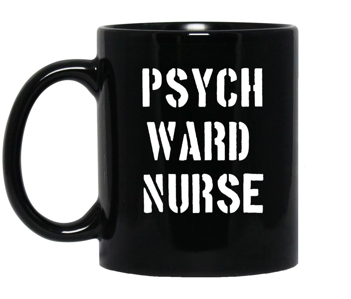 Psych ward nurse costume halloween Mug Black