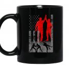 Wrestling flag wrestler flag Mug Black