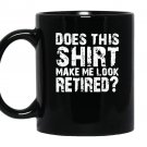 Retirement gifts funny retirement for party Mug Black